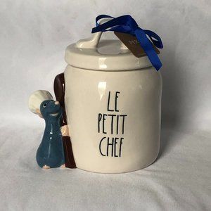 NWT Rae Dunn Disney Pixar Ratatouille Canister Le Petit Chef w/ Remi Mouse